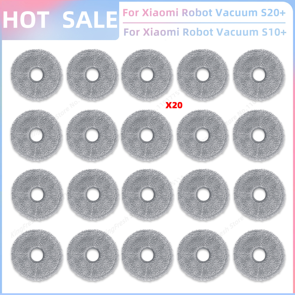 Passend Für Xiaomi Robot Vacuum S20+ Plus B108GL / S10+ Plus B105 Staubsauger Teile Hauptwalze Seitenbürste Hepa-Filter Mopptuch Zubehör: Beige