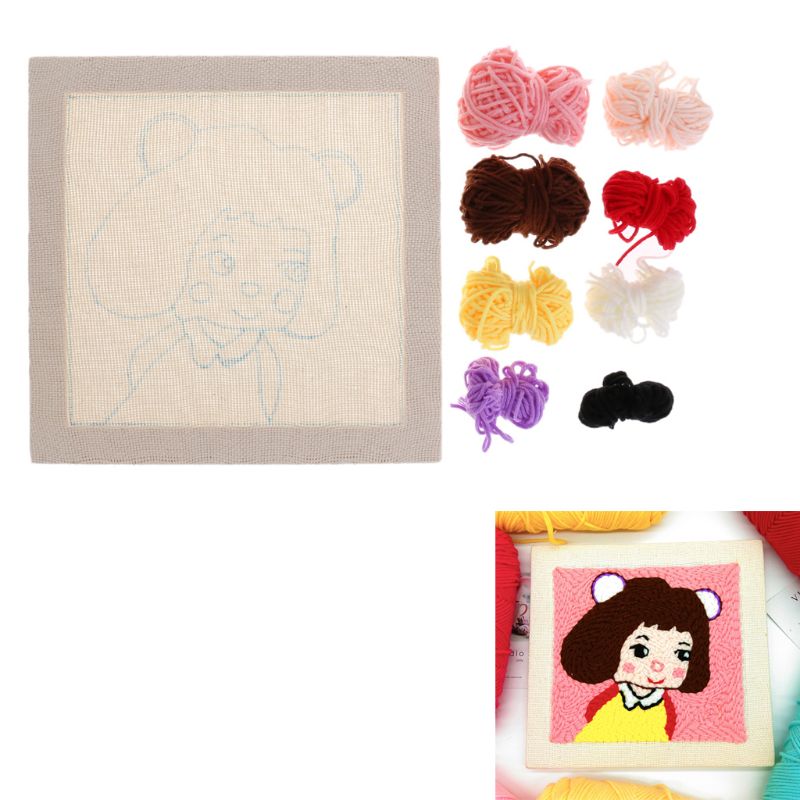 DIY Embroidery Handwork Needlework for Beginner Cross Stitch Kit Sewing Knitting: NO.8