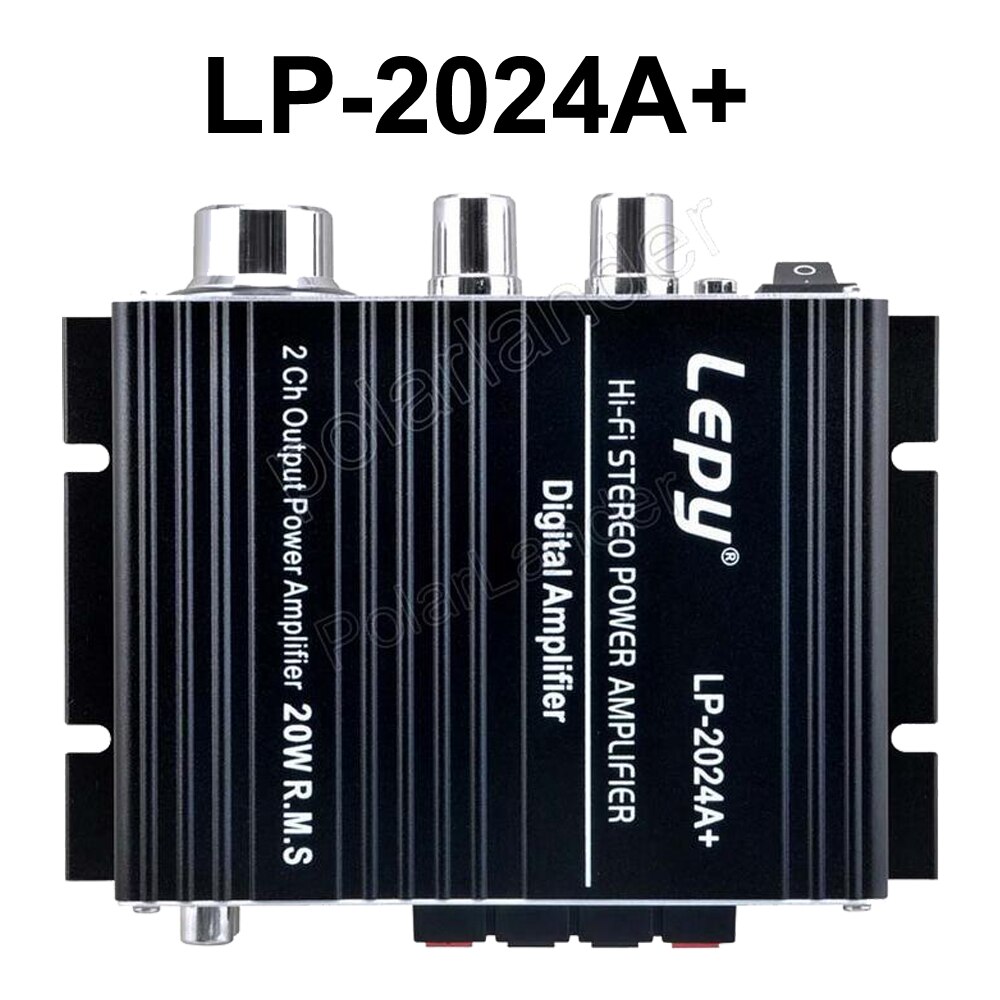 LP-2024A + Fi mini auto versterker Power thuis versterker 12 V Digitale Stereo Versterker 2*20 W 2CH Output