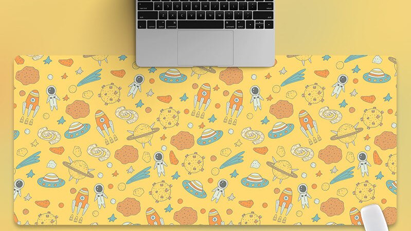 Mouse Pad Cute Desk Mats Kawaii Desk Pad Kawaii Mouse Pad Deskpad for Home Computer Keyboard Gaming Office Accessories 80x30cm: 300x800x2mm 11