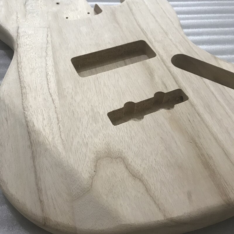 Unfinished Electric Guitar Body Wood Blank Guitar Barrel for JB Style Electric Guitars DIY Parts
