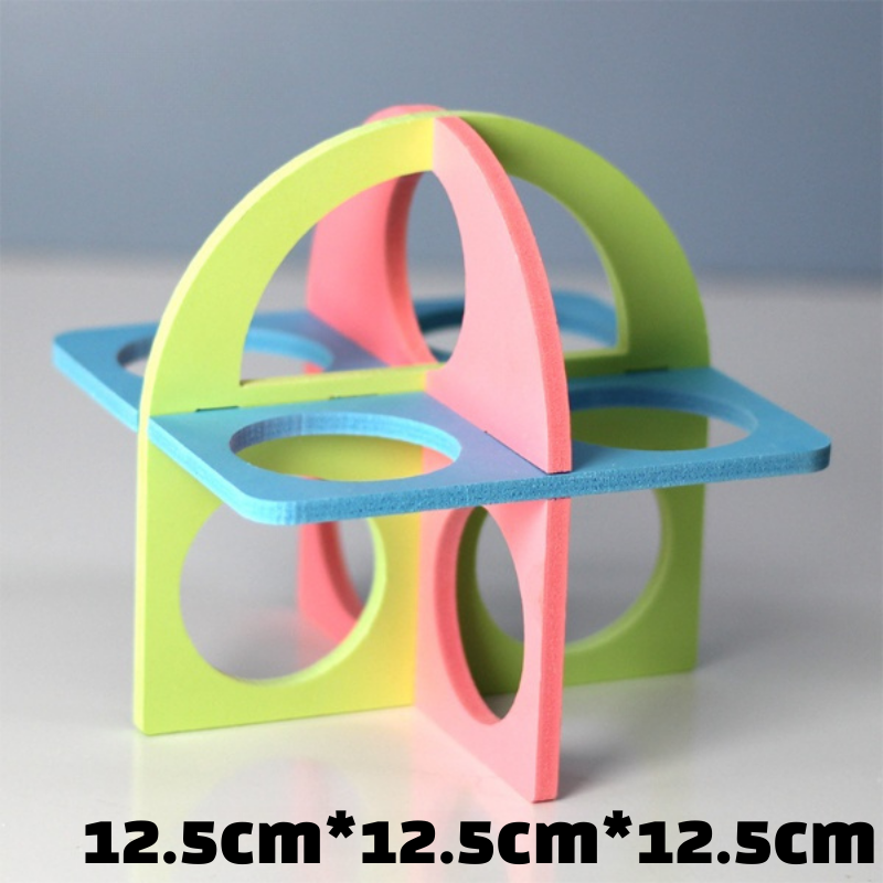 Haustier Hamster Spielzeug Holz Regenbogen Brücke Wippe Schaukel Haus Kleine Ebene Aktivität Klettern Spielzeug DIY Hamster KäFeige Zubehör: Freier Raum