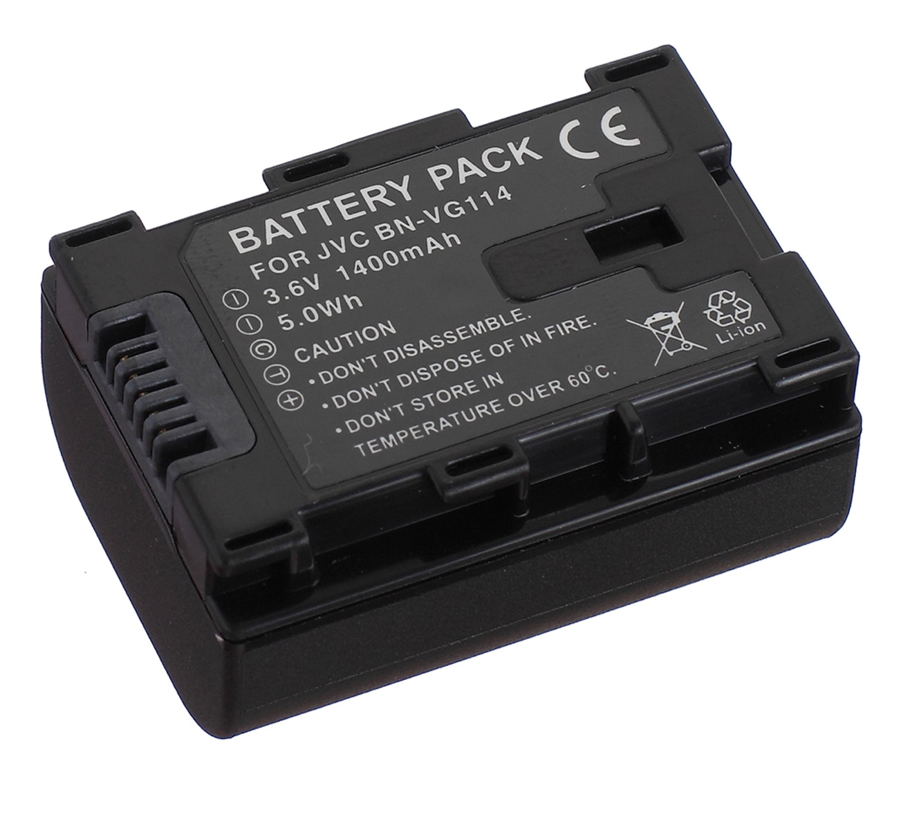 Battery Pack for JVC Everio GZ-E10, GZ-E15, GZ-E100, GZ-E105, GZ-E200, GZ-E205, GZ-E300, GZ-E305, GZ-E505 HD Camcorder