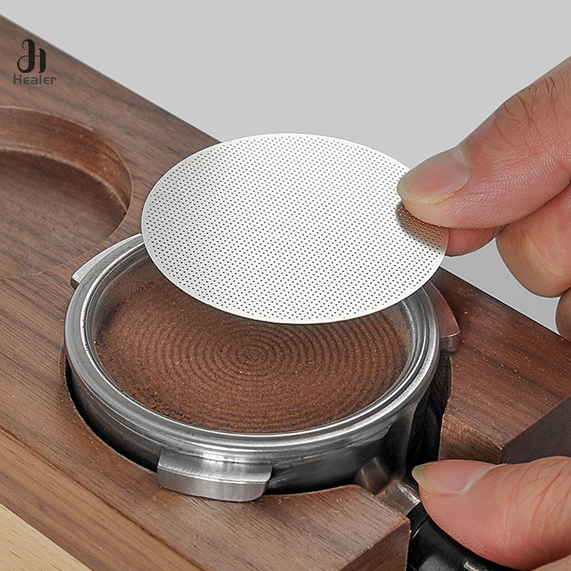 51/53/58mm filtr robić kawy wielokrotnego użytku siatka żaroodporna dzbanek robić kawy filtr robić ekspresu robić kawy robić uchwytu ekspresu robić kawy Puck ekran