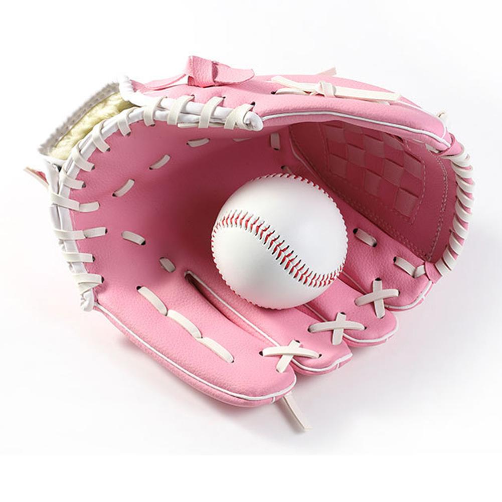 draussen Sport 2 Farben Baseball Handschuh weicher Ball Praxis Ausrügestochen Größe 10,5/11,5/12,5 Verknüpfungen Hand Für Erwachsene Mann frau Zug