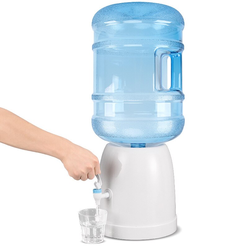 Simple water dispenser table-top household small mini water pressure mineral water bottled water bucket rack