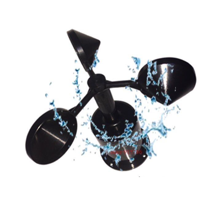 4-20MA alloy plastic carbon material wind speed sensor / 0-5V anemometer 360 degree wind speed sensor 30m/s