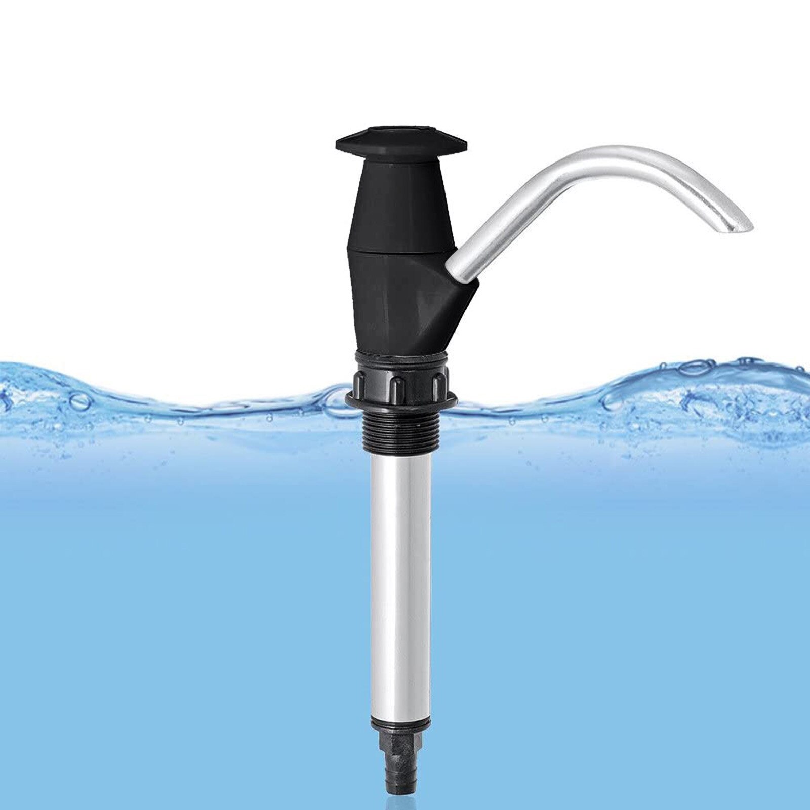 Hand Press Water Caravan Sink Double Sink Hand Water Tap Alloy Camping Trailer Motorhome Faucet Rv Parts Accessories
