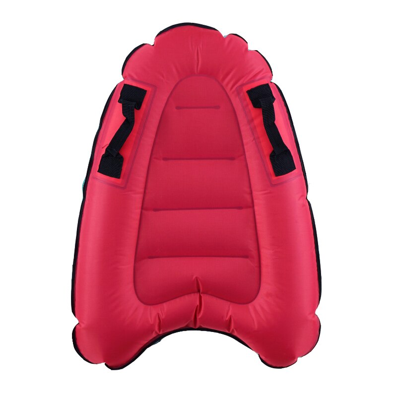 Inflatable Kids Surfboard - Unisex Bodyboard for Water Sports - Portable Kickboard: Red