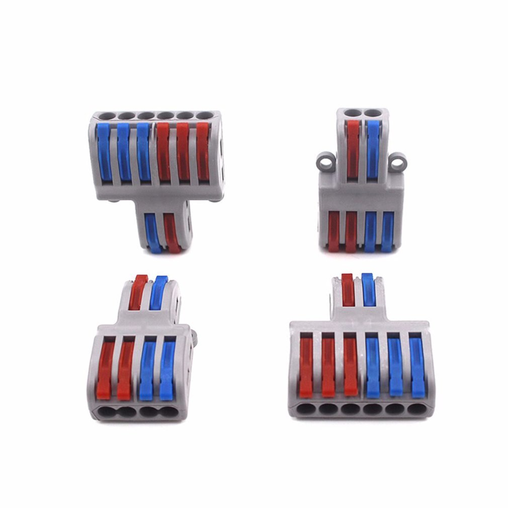 Mini Fast Wire Connector Universal Wiring Cable Connector Push-in Conductor Terminal Block Hard Wire Connector