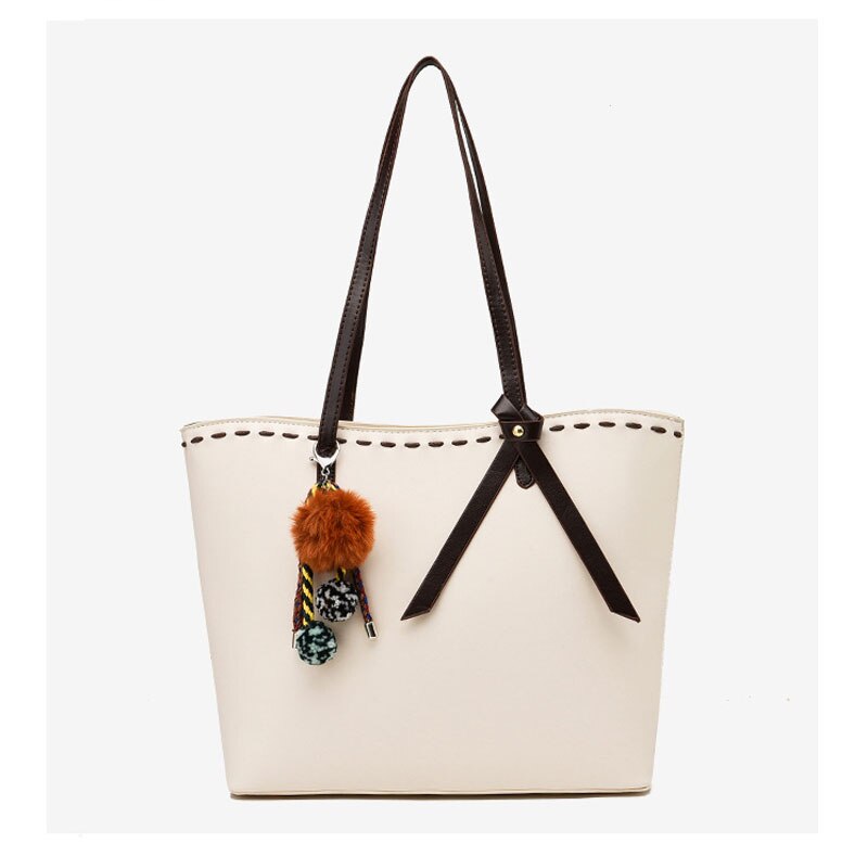 Hoge Capaciteit Casual Totes Effen Kleur Pu Lederen Schoudertas Crossbody Tassen Voor Vrouwen Vrouwelijke Messenger Bags Dames Handtas