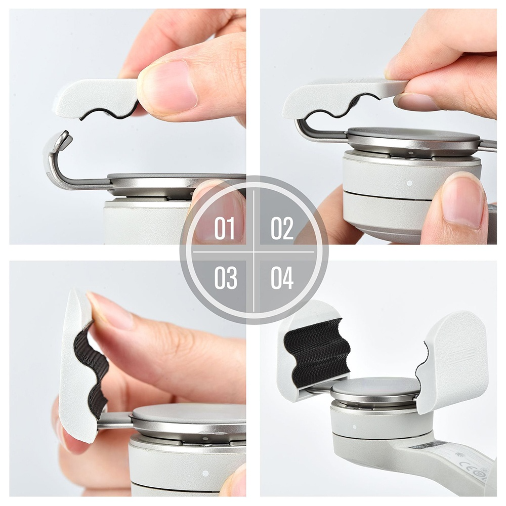 Capsaver ptz handy-clip-verlängerung mit magnetverschluss, multifunktionale smartphone-schnellverschlusshalterung mit klemme, unterstützung für dji  om4