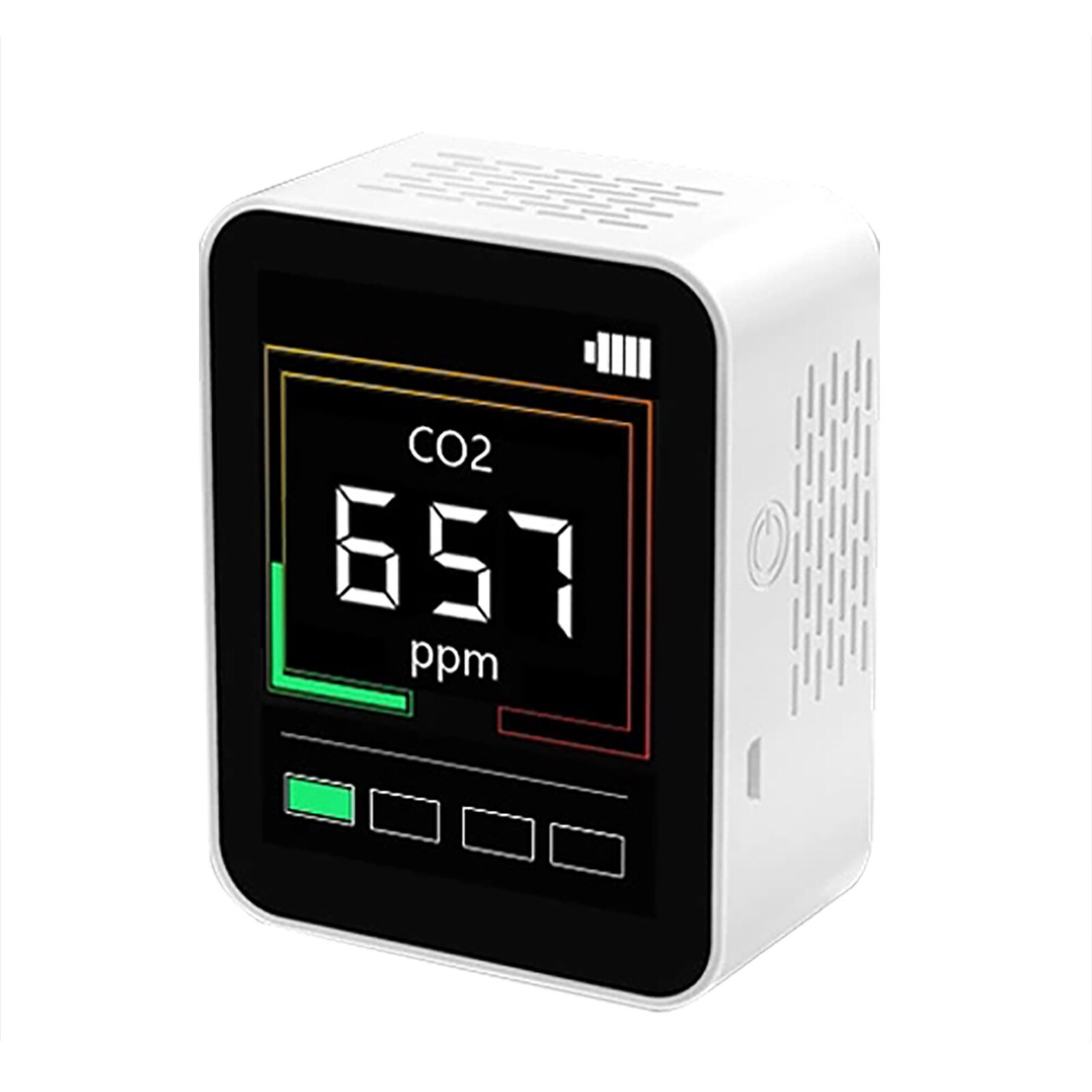 Carbon Dioxide Detector Gas Concentration Content Color Screen Intelligence Co2 Meter Detector Digital Air Monitor: A2
