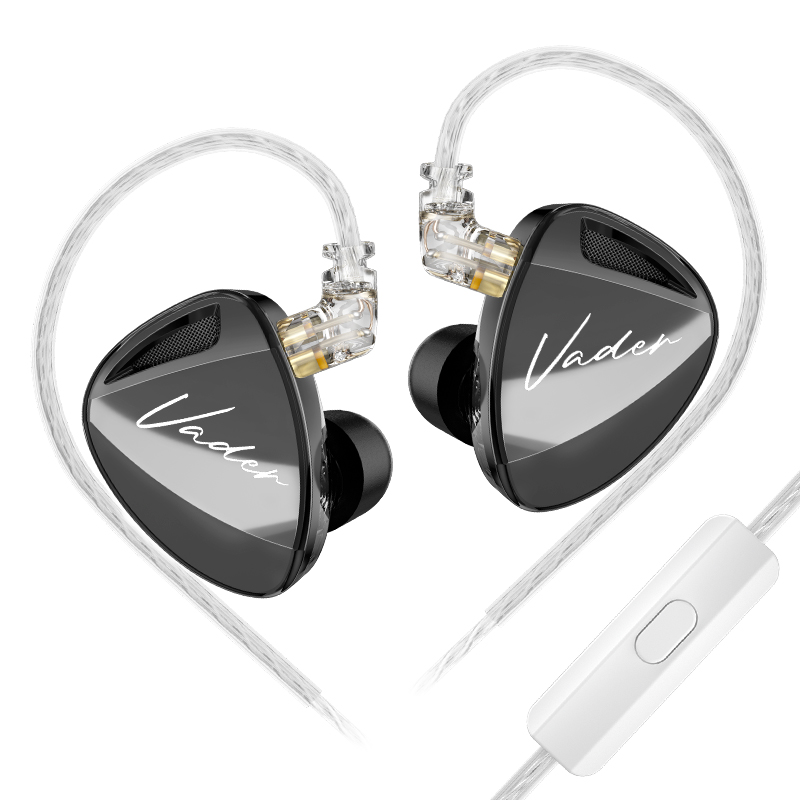 KZ Vader Triple-Driver Dynamic In Ear Monitor Earphones HIFI Sport Earbud Noise Cancelling Headset KZ ZAX ZSX AS10 ASF AS16 AS06: WHITE