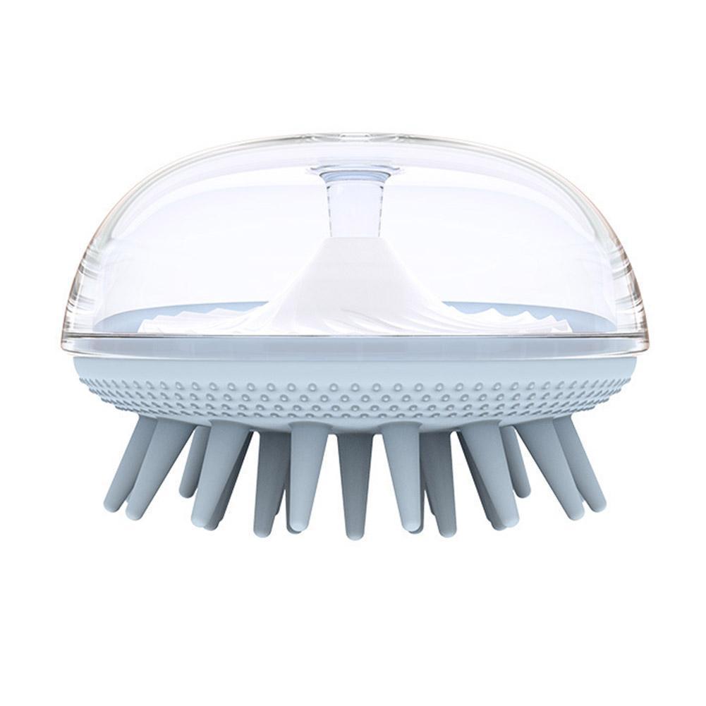 Silicone Head Body Scalp Massage Brush Silicone Shampoo Brush Hair Washing Comb Shower Brush Bath SPA Scalp Massager