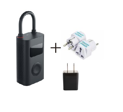 Xiaomi Electric Air Pump Mijia Rechargeable inflator 150PSI Smart Digital Tire Pressure Detection for Football Car Bike Pump: Add B EU PLUG
