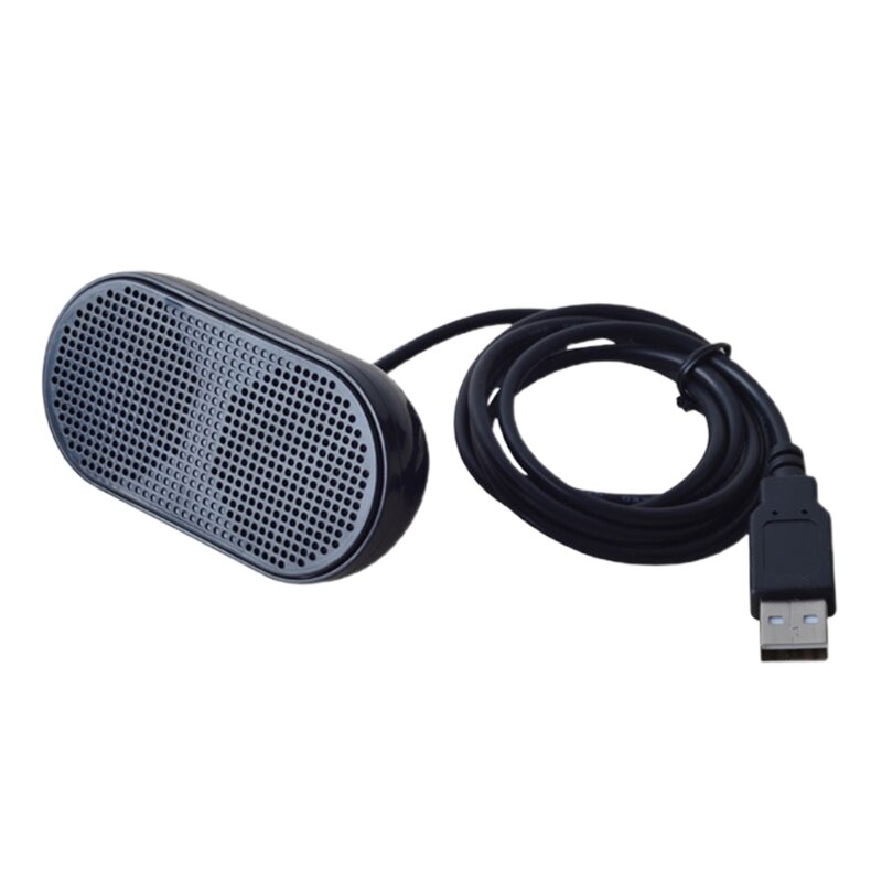 Haut-parleur USB Portable, haut-parleur multimédia stéréo, pour ordinateur Portable, PC (noir): Default Title