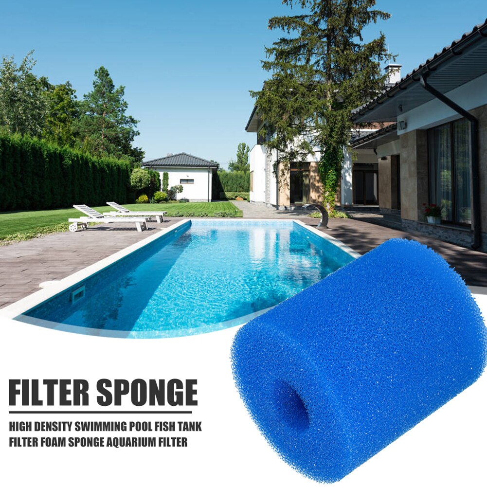 3/5Pc Zwembad Filter Foam Herbruikbare Wasbare Filter Spons, Geschikt Voor Zwembad Filter Spons Doos