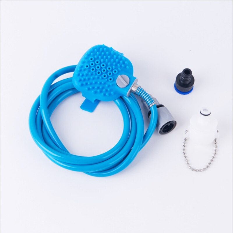 Huisdier Baden Gereedschap Kat En Hond Baden Massage Mondstuk Schoonmaakproducten Hond Borstel Nozzle Dierbenodigdheden Hond Accessoires: Blauw
