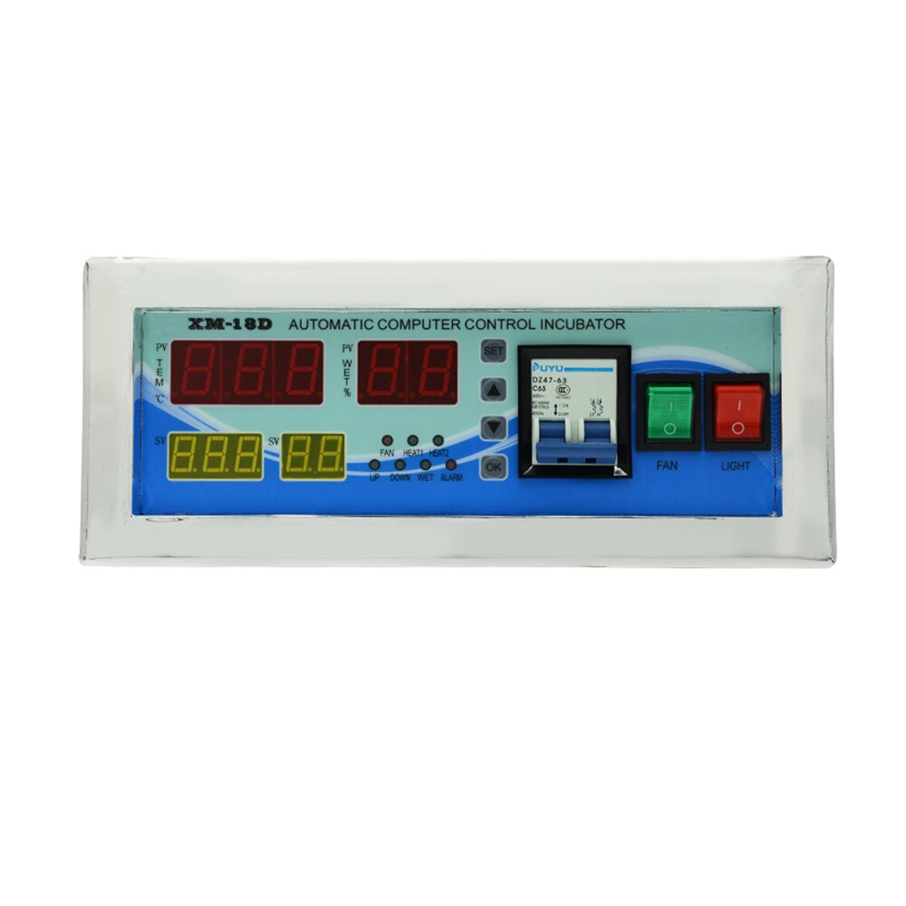 1 Set Incubator Accessories Full Function Temperature And Humidity XM-18D Incubator Controller: XM-18D