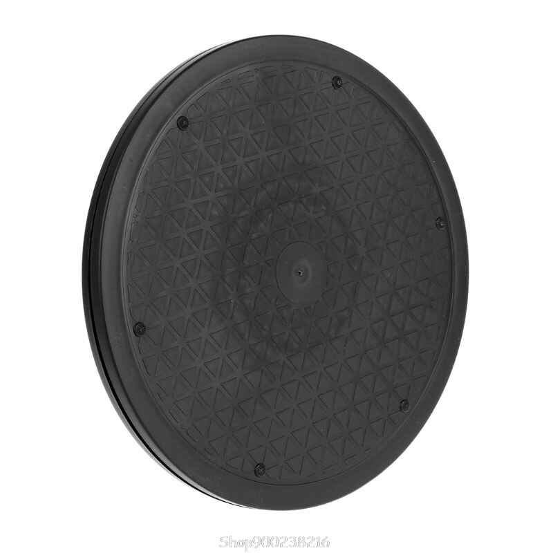 10" Round Bonsai Turntable Rotating Plate Wheel Revolving Home Kitchen Cake Display Stand Ceramic Clay Au27