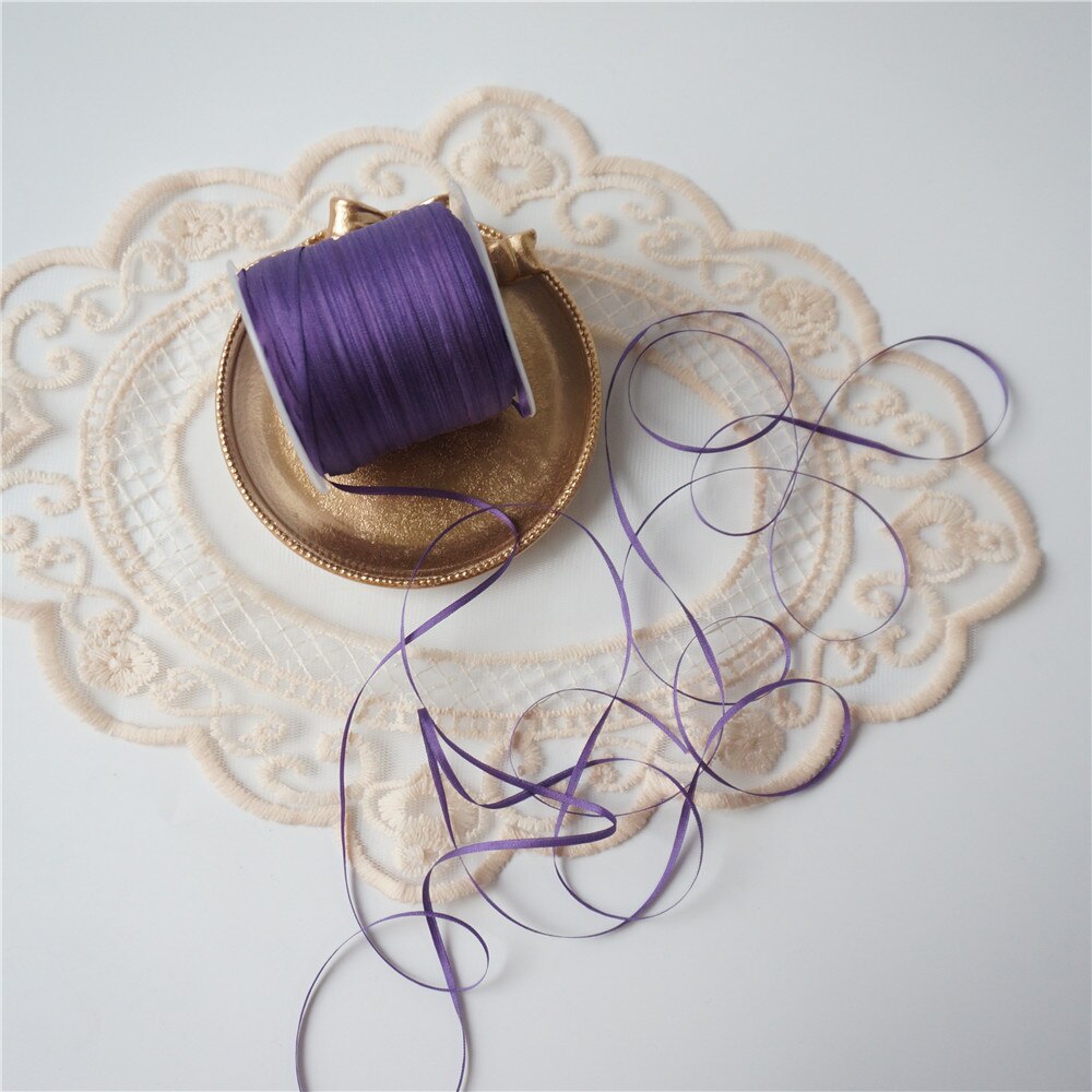 2mm colores 100% pura seda bordado cinta hilo de cinta de satén de seda ancho de 2mm hecho a mano teñido a mano seda arte trabajo