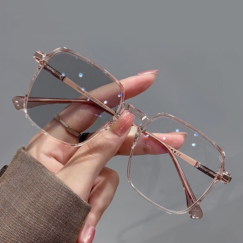 Photochrome Anti-Strahlungs-Brille, Metallbrille für Damen und Herren: verrotten