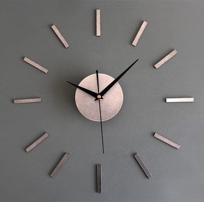 Creatieve Eenvoudige Klok Diy Stille Quartz Zelfklevende Woonkamer Moderne Klok Reloj De Pared Digitale Home Decor Klok DB60SZ