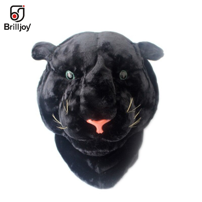 Brilljoy personlighet par djur ryggsäck plysch 3d tiger lejonhuvud ryggsäck panda ryggsäck unisex student rolig åkpåse 2019: Pantrar