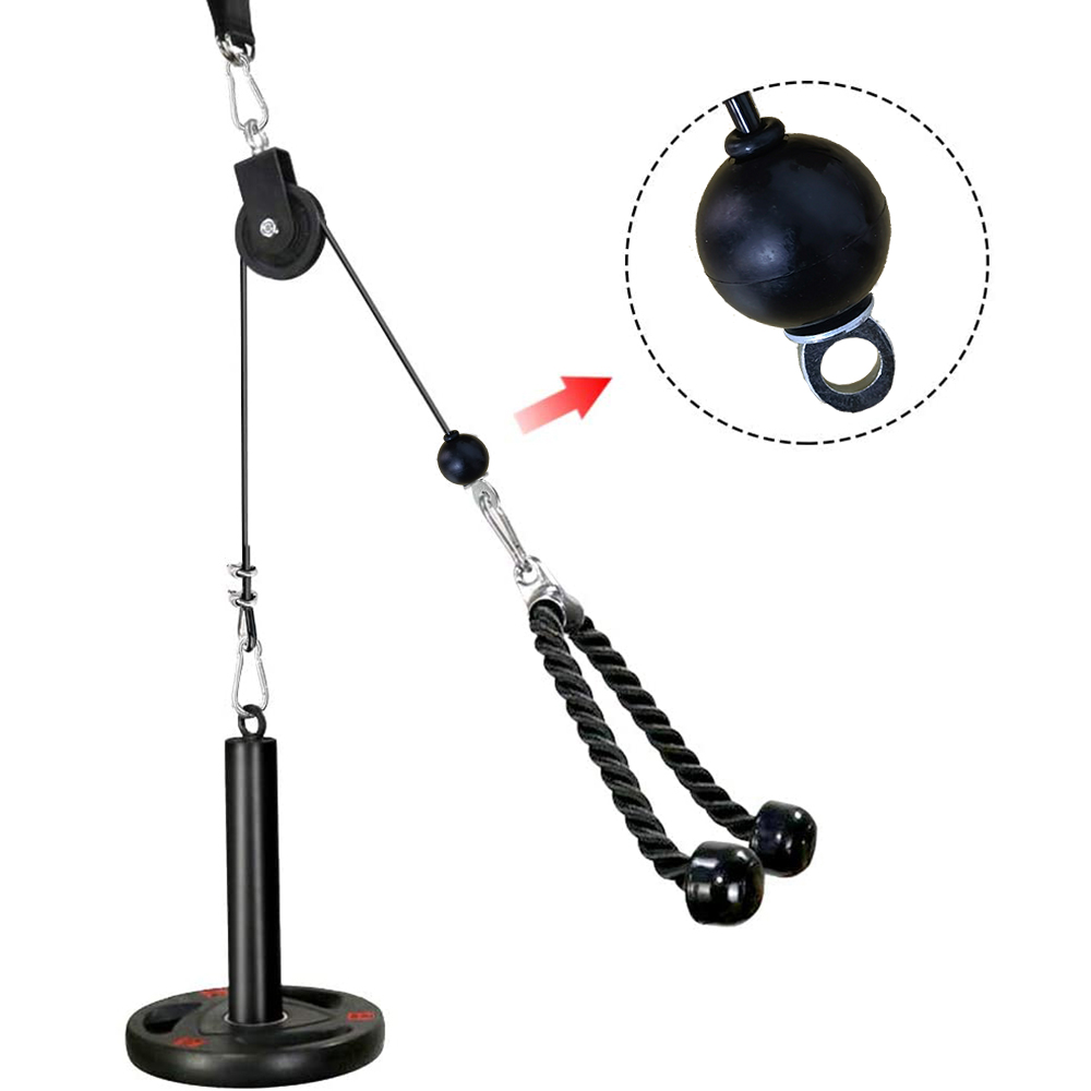 2.5M 3M 4M Fitness Katrol Vervanging Kabel Dikke 5Mm Zware Staaldraad Home Gym kabel Katrol Machine Accessoires