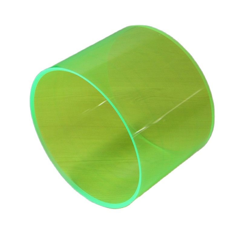 12x8inch 6x10inch Acrylic Drum Body Shell with 45 Degree Bearing Edge 6mm Thickness Green Transparent Red White Black Blue Green