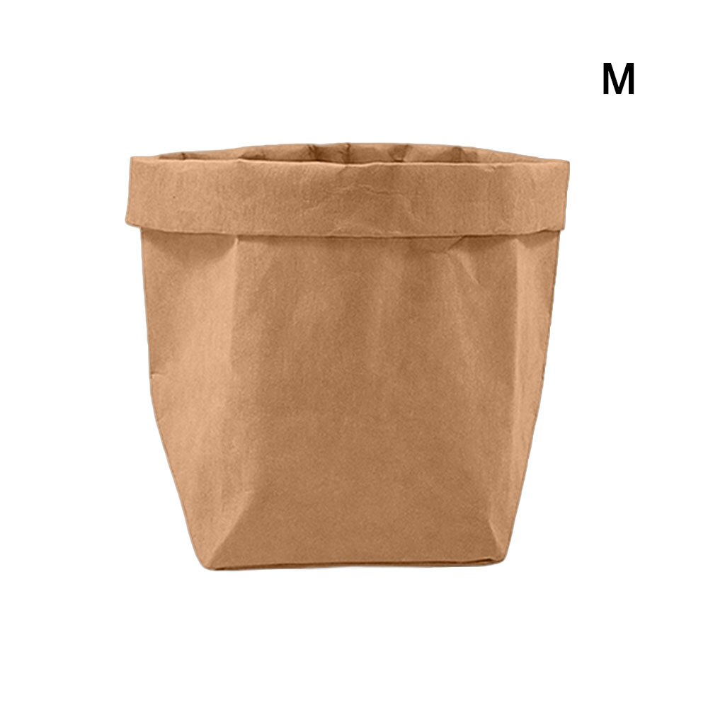 Waschbar Kraft Papier Tasche Anlage Blumen Topf Multifunktions Hause Lagerung Tasche Wiederverwendung Kunst Vase Topf Reusable Für Wohnkultur: 8