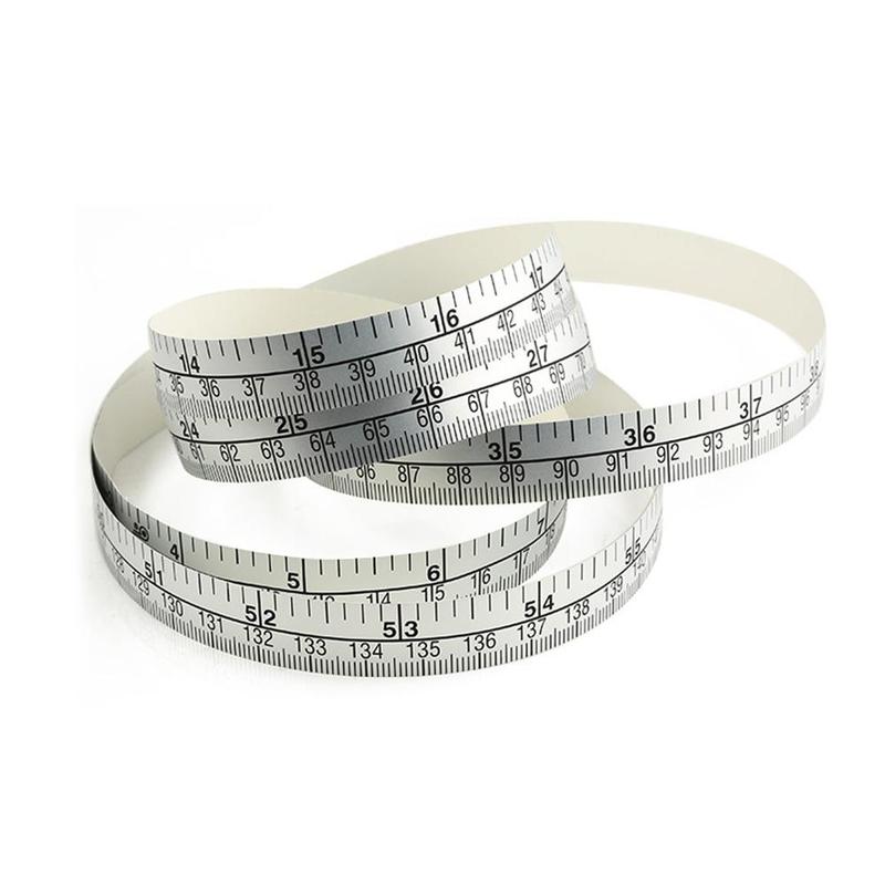 150cm Paste Scale Paper Self Adhesive Metric Measure Tape Paper Ruler Ruler Vinyl Machine Scale Sticker For Sewing D6U6