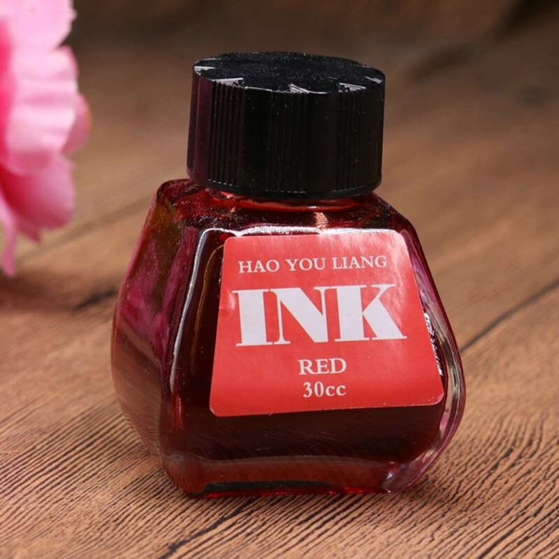Fountain Pen Ink Bottle 15 Colors 30ml Ink Bottle for Beginners Kid Home Office School Writing Drawing Art Illustrations