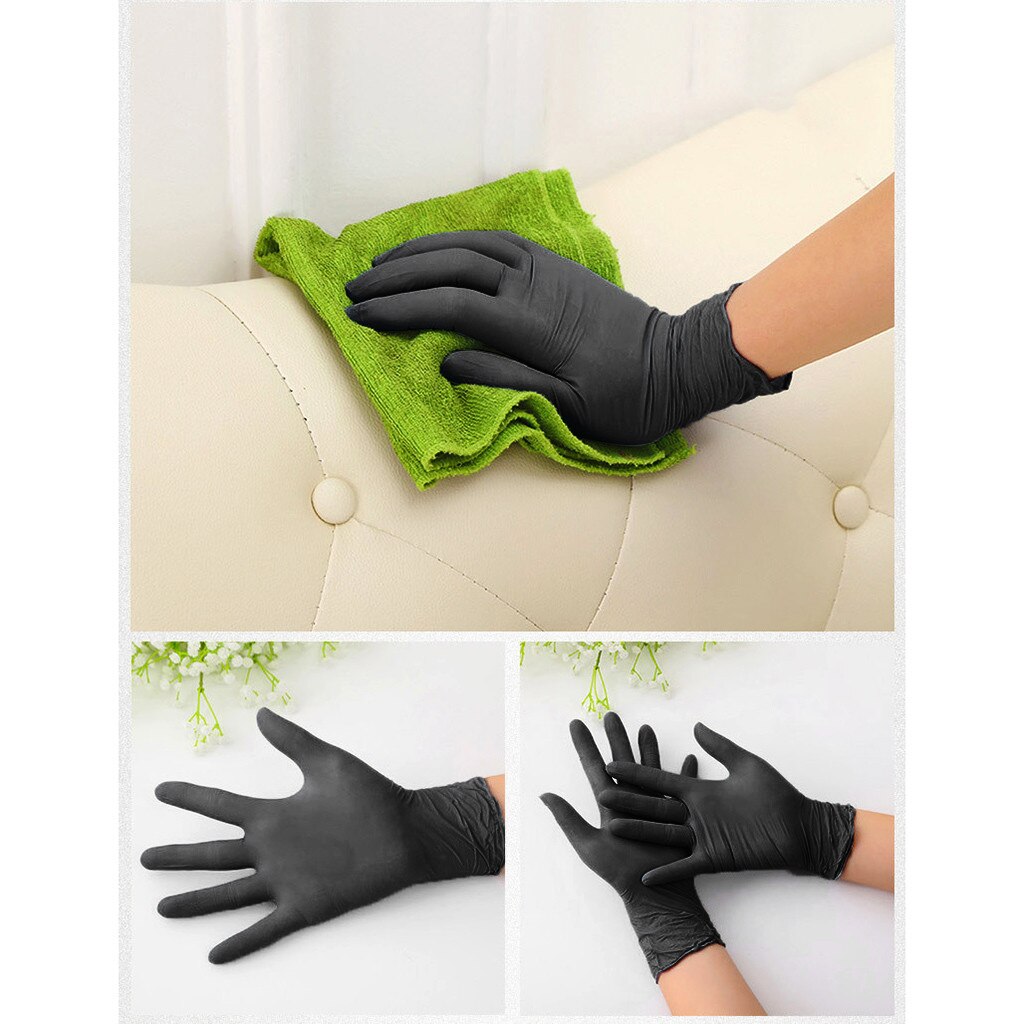 Guantes antideslizantes resistentes al aceite de grado alimenticio, guantes desechables antialérgicos, guantes de seguridad para el trabajo, guantes protectores de látex # M1