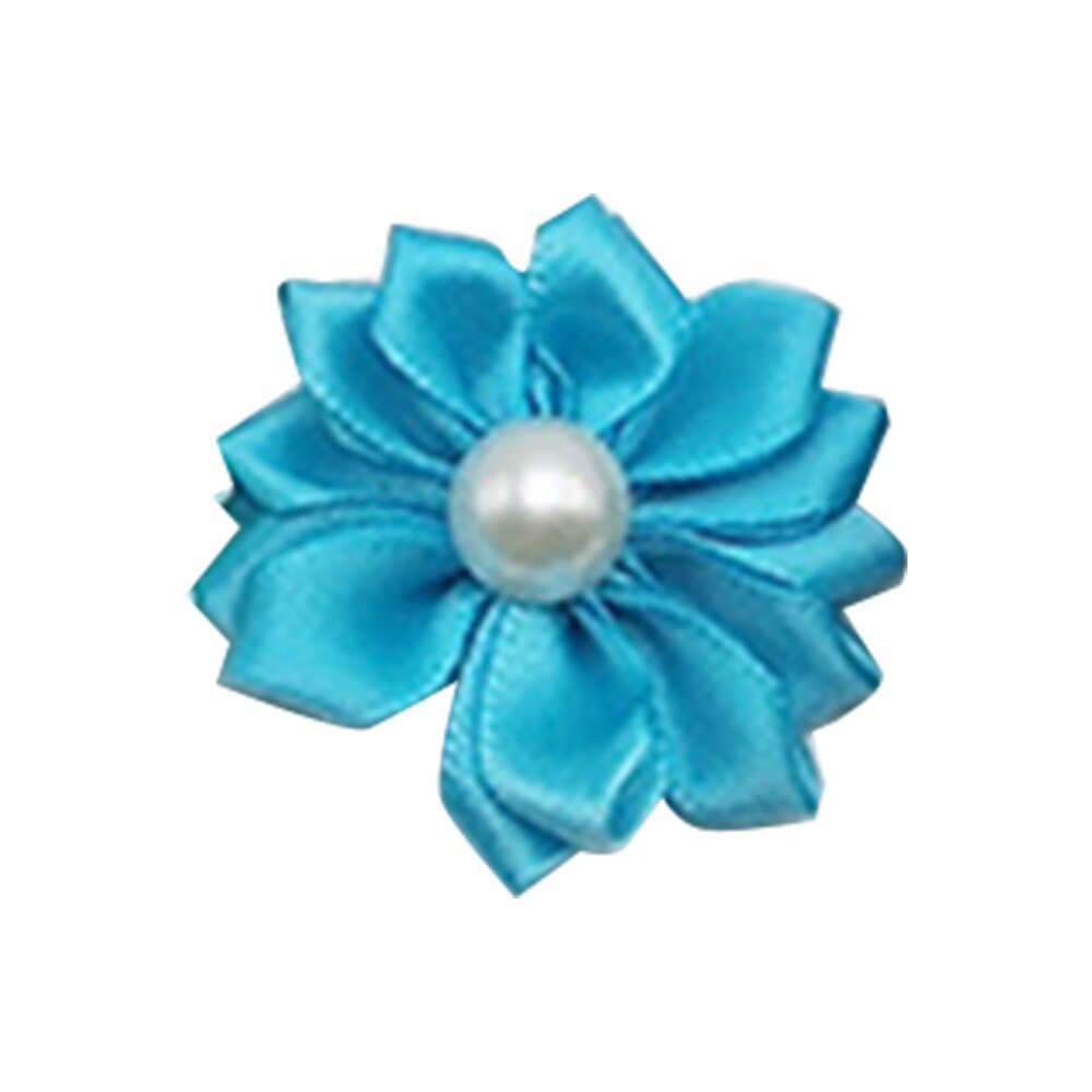 Flower Dog Hair Bows Long Hair Pet Dogs Bows Rubber Band Cat Puppy Hair Clips Pet Grooming Bow Dog Accessories Perros: 9