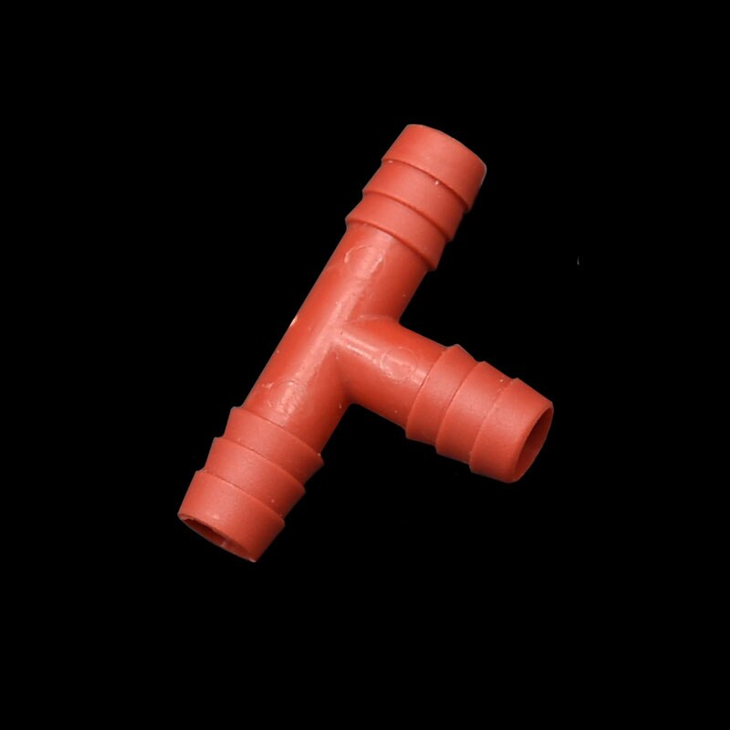 8mm tee Connector water splitter 3/8 hose garden irrigation tee barb Drinking fountain Fittings 20 Pcs