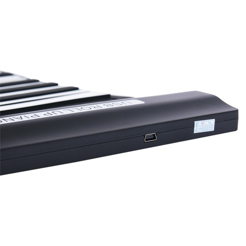 Naait-oprol piano 88 toetsen karaoke siliconen flexibel elektronisch toetsenbord zonder luidspreker