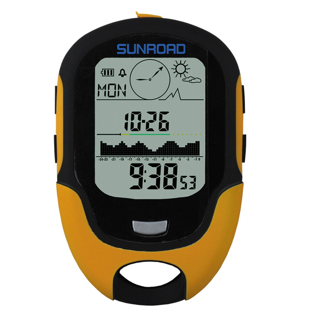 FR500 Handheld GPS Navigation Tracker Locator Tracker Receiver Portable Handheld Digital Altimeter Barometer Compass Navigation