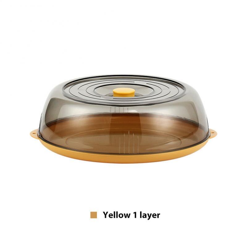 Thermal Insulation Cover For Household Leftovers Multi Layer Transparent Large Capacity Space Saving Long Temperature Lock Time