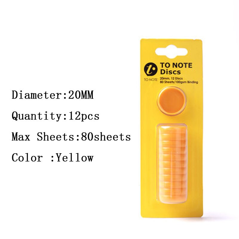 T Mushroom Hole Disc Binding Loose-Leaf Puncher Adjustable 12-Hole Punch Disc Bound Notebook Crafts and Scrapbooking Punchers: 7