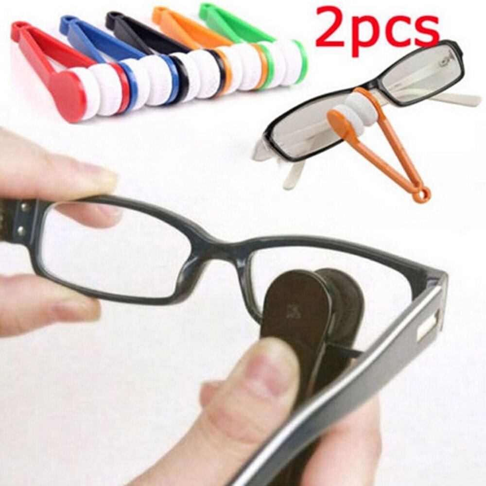 Glasses Sunglasses Eyeglass Spectacles Cleaner Cleaning Brush Wiper Wipe Kit