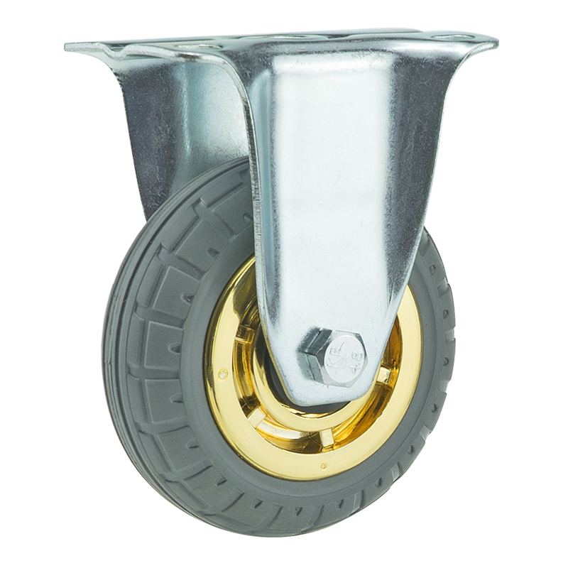 Casters Heavy Loads Rubber Swivel For Furniture Wheels Mover Noiseless Shelf Wheelbarrow Cart Hardwares Transporter Tire Trolley: 1.5 Inch / Orange