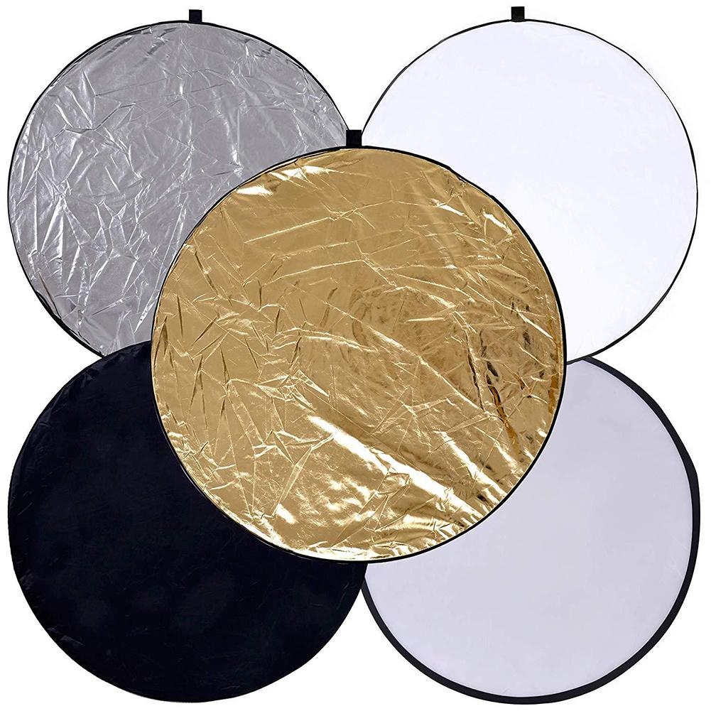 5-In-1 Unieke Licht Reflecterende Ritssluiting Opbergtas Carry Fotografie Photo Inklapbare Disc Fotografie Accessoire