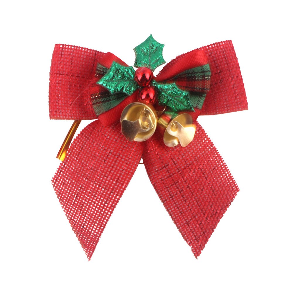 Weihnachten Baum Dekoration Mini Fliege Eisen Glocken Kranz Hochzeit Dekoration Hochzeit Gefälligkeiten und Party Lieferungen Blumen # p9