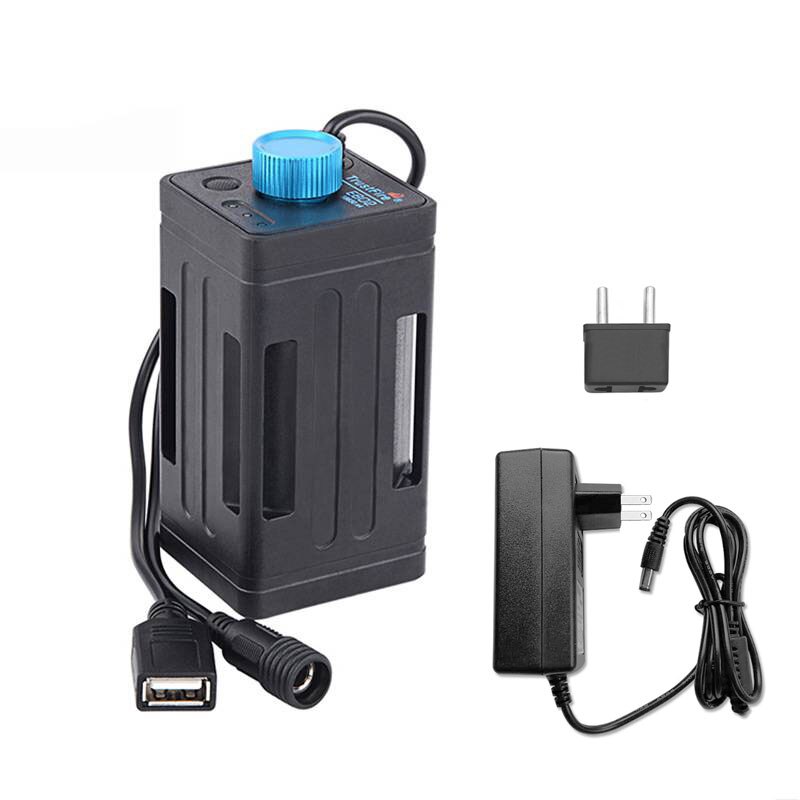 Trustfire  eb03 vedenpitävä 18650 akkuvirtapankki kotelo usb latauspuhelin  dc 8.4v akkukotelo laatikko led-pyörän valolle: Eb02 n sovitinta