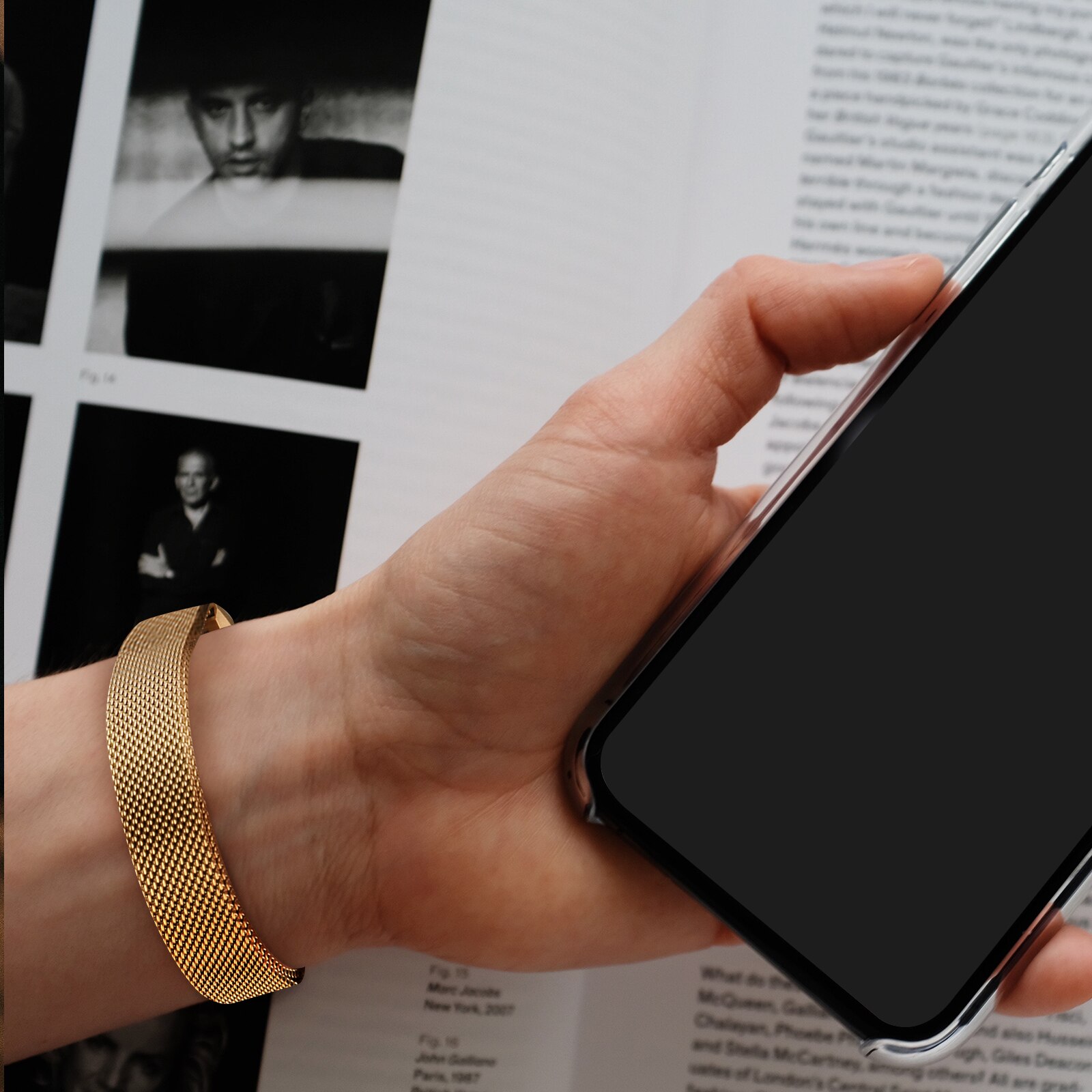 Milanese Strap Watch Band For Fitbit HR/Fitbit Alta Metal Magnetic Loop Band Replacement Bracelet For Fitbit Alta Watchband