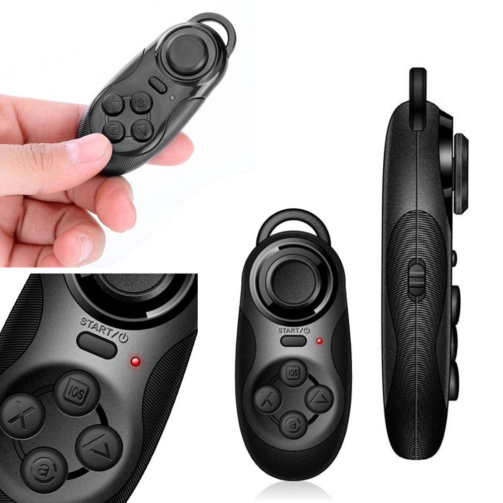 4 in 1 bluetooth remote shutter Wireless Bluetooth Gamepad Controller for Android / iOS Cell Phone Tablet Mini PC Laptop TV BOX