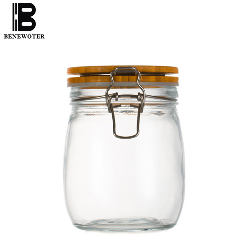 Couvercle en bois naturel | Bouteille de stockage en verre, confiture de citron miel scellé, récipient d'aliments marinés, accessoires de cuisine, caddie de thé pour la maison