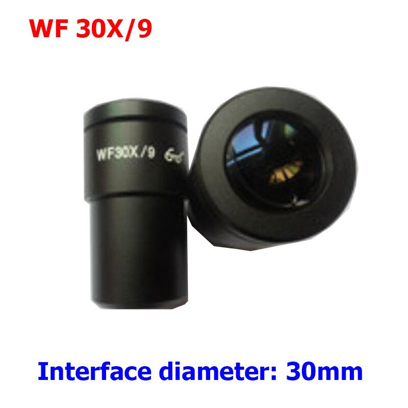 Mikroskop okular  wf5x wf10x wf15x wf16x wf20x wf25x mikroskop lins tillbehör vidvinkellins monokulära okular: 30 x 9